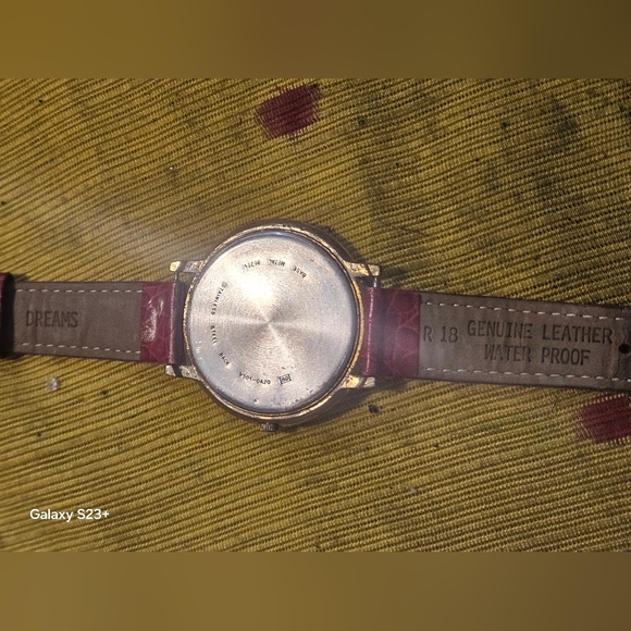 Lotus Quartz Mickey Mouse Watch with Red Strap main image 6